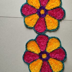 Woolen Mat Rangoli